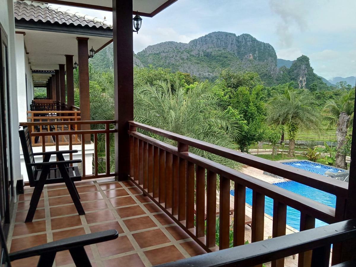 Vang Vieng Savanh Sunset View Resort Екстер'єр фото
